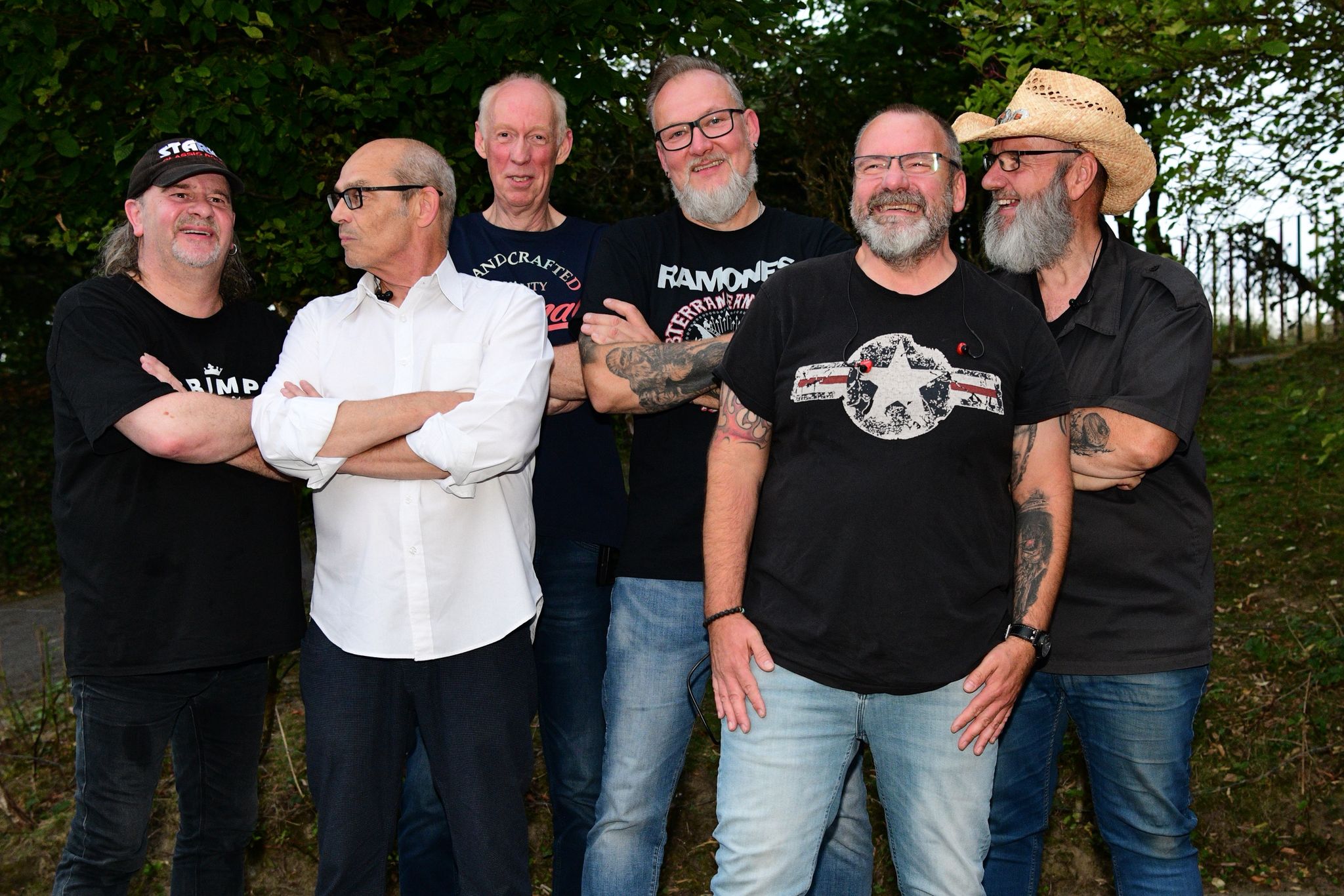 Aktuelles Gruppenfoto der Classic-Rock-Band STARK